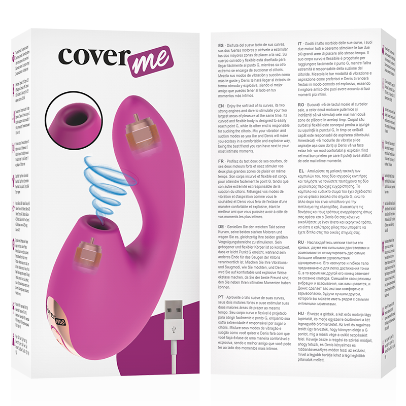 COVERME – Klitoralstimulator & Kraftfuld G-punktsvibrator