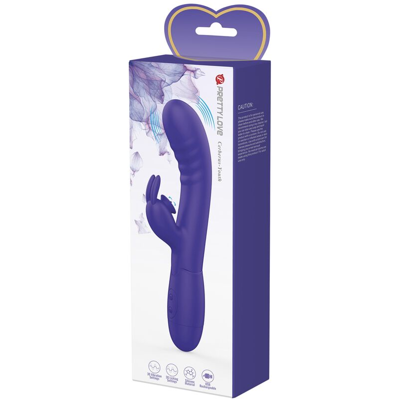 PRETTY LOVE - cerberus ungdom violet rabbit vibrator