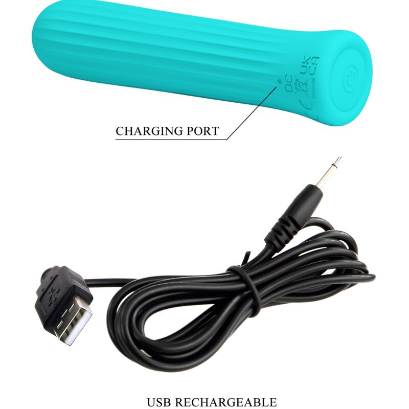 PRETTY LOVE - blanche blue stimulator vibrator