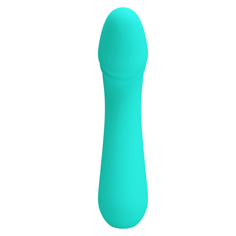 PRETTY LOVE - cetus genopladelig vibrator aqua green