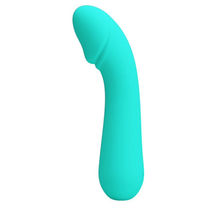 PRETTY LOVE - cetus genopladelig vibrator aqua green