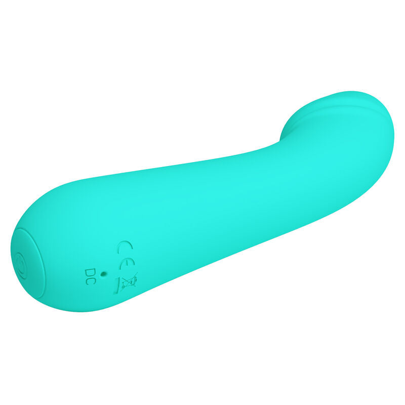 PRETTY LOVE - cetus genopladelig vibrator aqua green