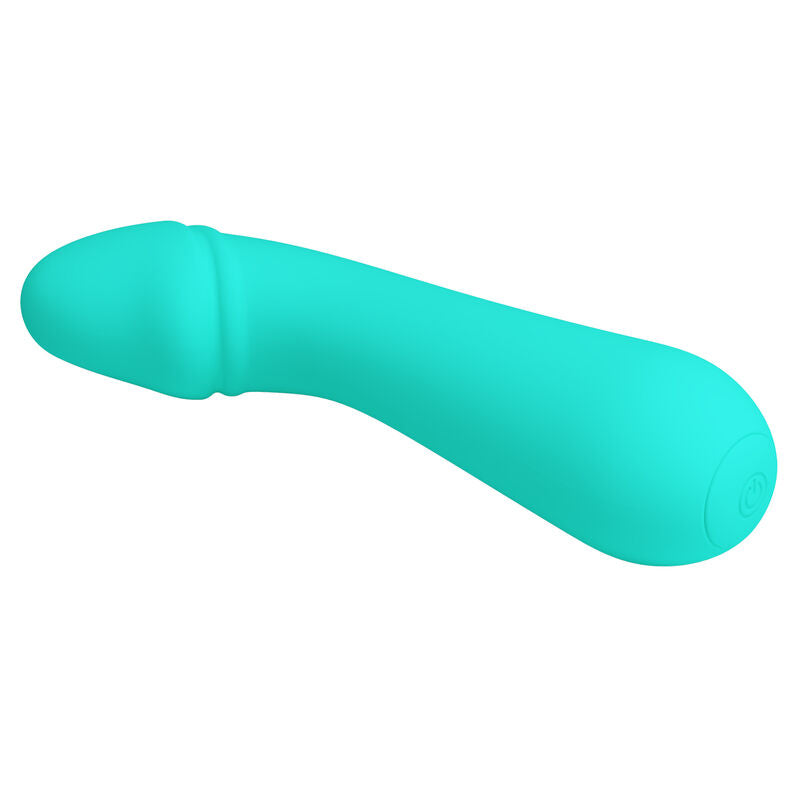 PRETTY LOVE - cetus genopladelig vibrator aqua green