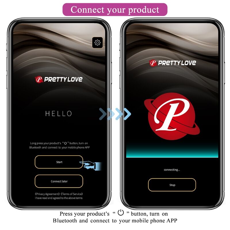 PRETTY LOVE - Ethan, genopladelig Vibrator