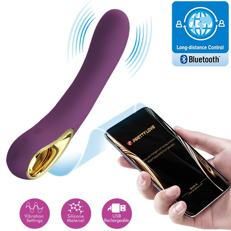 PRETTY LOVE - Ethan, genopladelig Vibrator