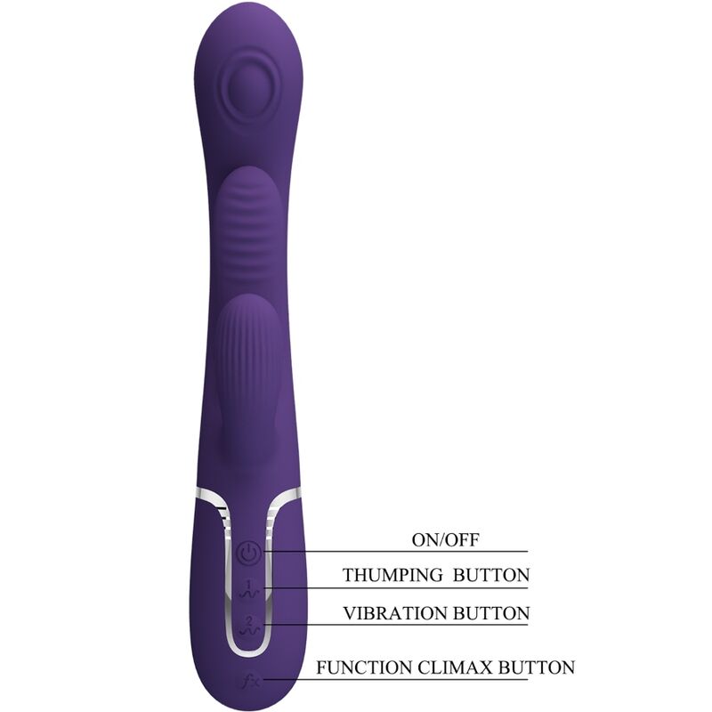 PRETTY LOVE - Shania, multifunktionel Rabbit Vibrator