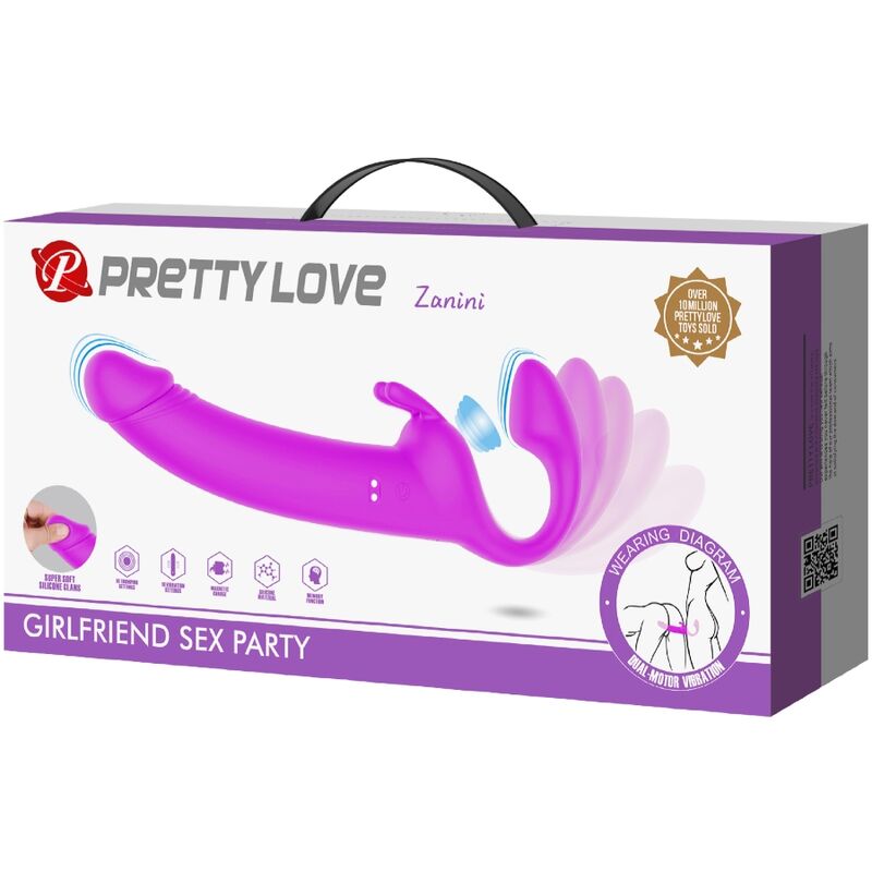 PRETTY LOVE - Zanini, Strapless Strap-on Vibrator