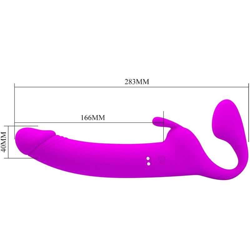 PRETTY LOVE - Zanini, Strapless Strap-on Vibrator