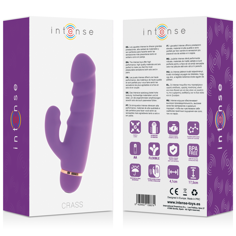 INTENSE - Crass, G-punkts Vibrator og klitorisstimulator
