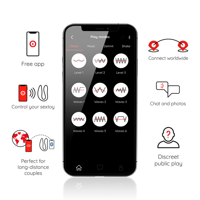 ONINDER - LISBOA Black – Kraftfuld G-punkt og klitoris stimulator med smart app-styring