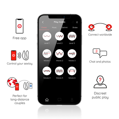 ONINDER - LISBOA Black – Kraftfuld G-punkt og klitoris stimulator med smart app-styring