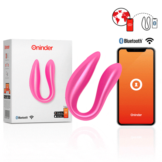 ONINDER - LISBOA Black – Kraftfuld G-punkt og klitoris stimulator med smart app-styring