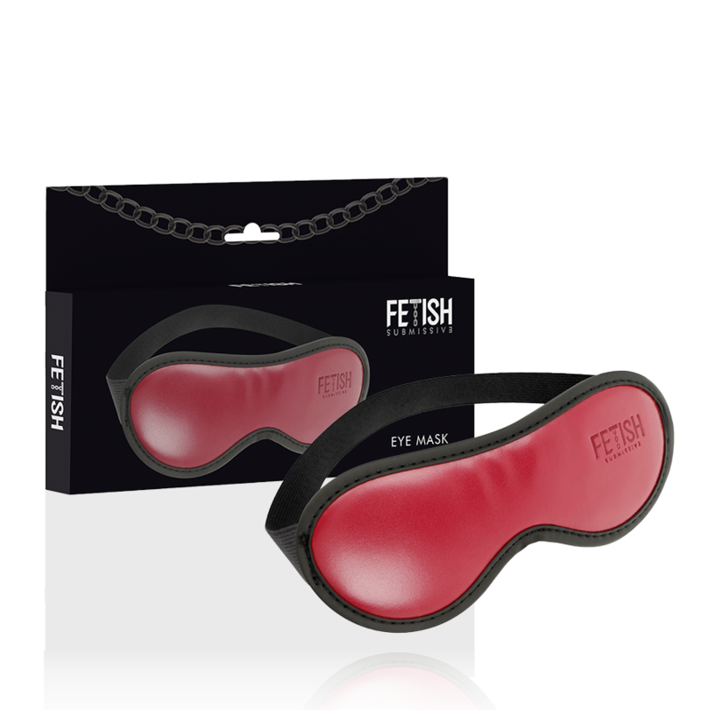 FETISH SUBMISSIVE DARK ROOM - Vegansk lædermaske med Neopren polstring