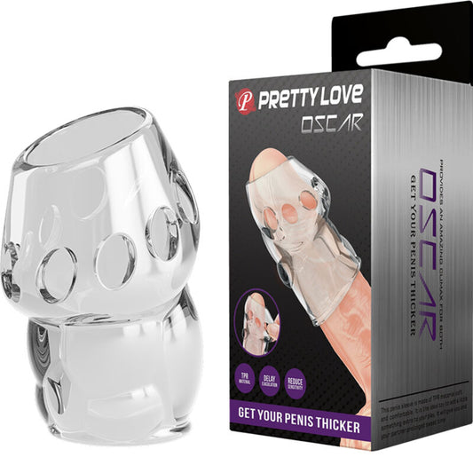 PRETTY LOVE - Oscar, Gennemsigtig penis sleeve