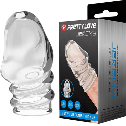 PRETTY LOVE - Jermy, Gennemsigtigt Penis Sleeve