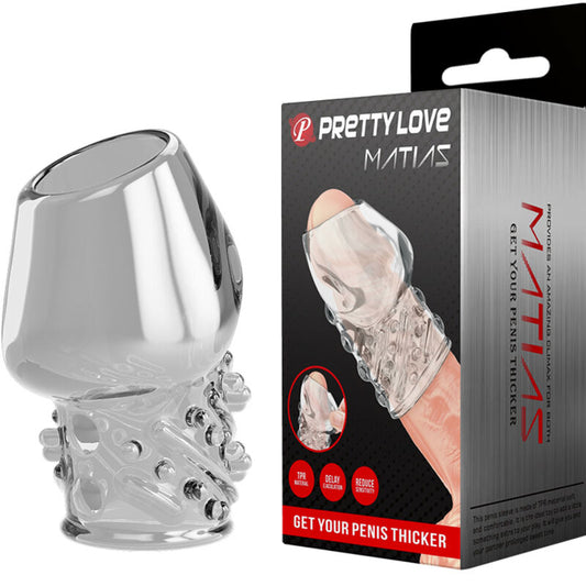 PRETTY LOVE - Matias, Gennemsigtigt Penis Sleeve