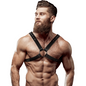 FETISH SUBMISSIVE ATTITUDE - Men´s Cross, Harness til brystkassen.