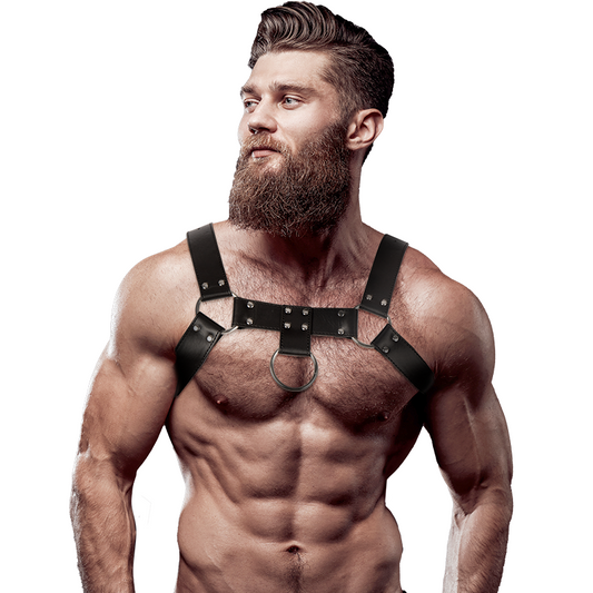 FETISH SUBMISSIVE ATTITUDE - Læder Brystkasse Harness