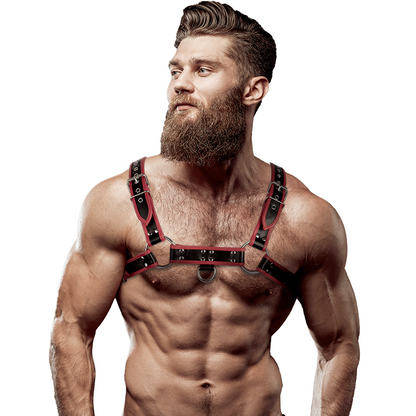 FETISH SUBMISSIVE ATTITUDE - Læder Brystkasse Harness