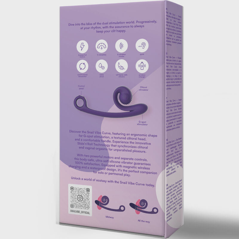 SNAIL VIBE - Curve, G-punkts Vibrator