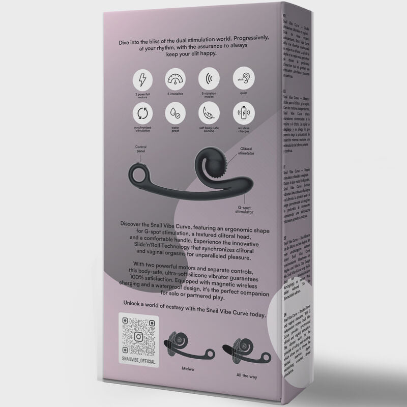 SNAIL VIBE - Curve, G-punkts Vibrator