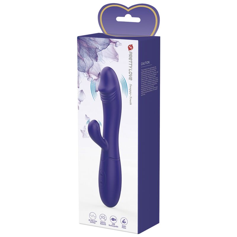 PRETTY LOVE - snappy youth vibrator & g-punkts stimulator violet