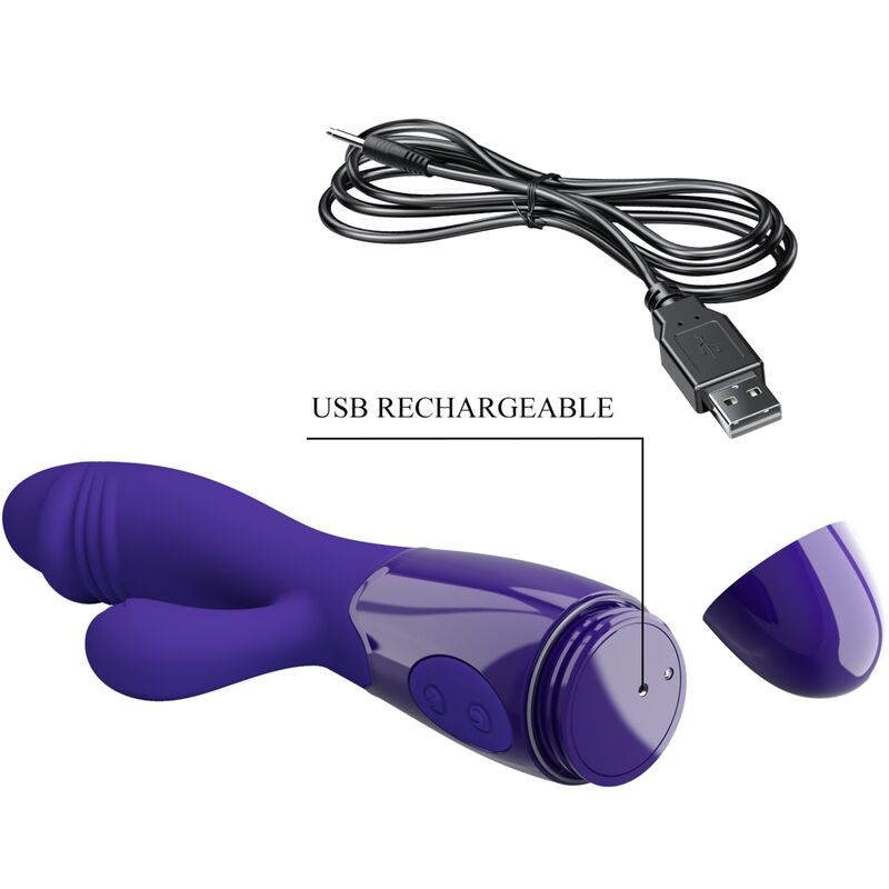 PRETTY LOVE - snappy youth vibrator & g-punkts stimulator violet