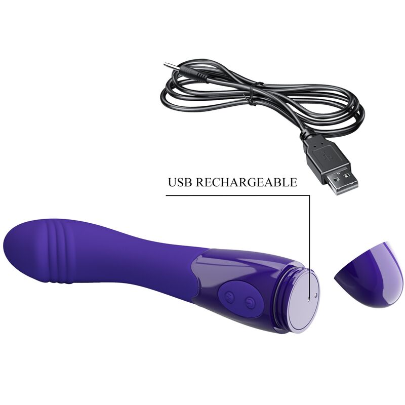 PRETTY LOVE - elementær ungdom violet vibrator dildo