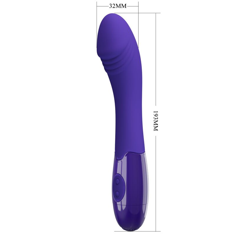 PRETTY LOVE - elementær ungdom violet vibrator dildo