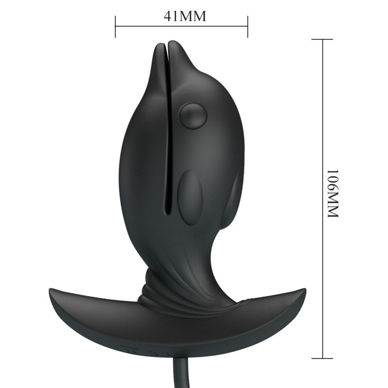 PRETTY LOVE - oppustelig og genopladelig delfin analplug