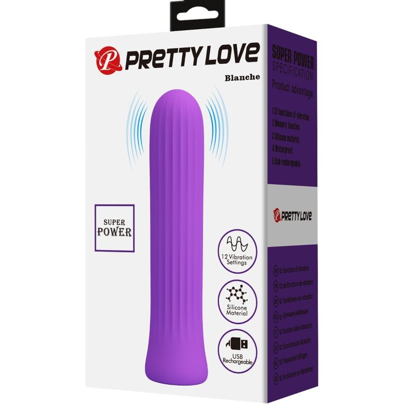 PRETTY LOVE - blanche lilac stimulator vibrator