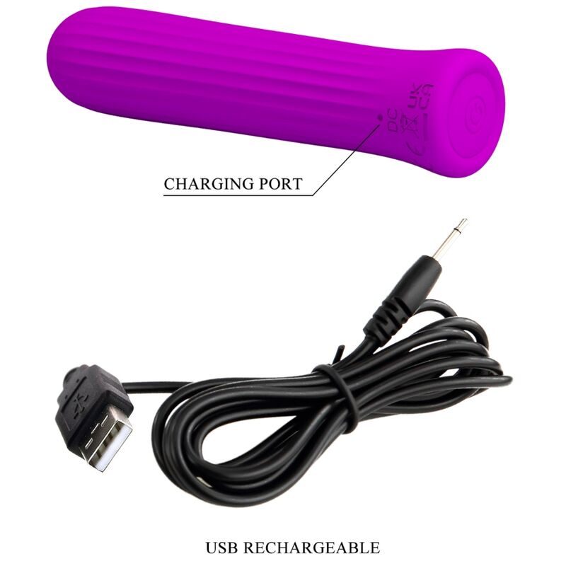 PRETTY LOVE - blanche pink stimulator vibrator