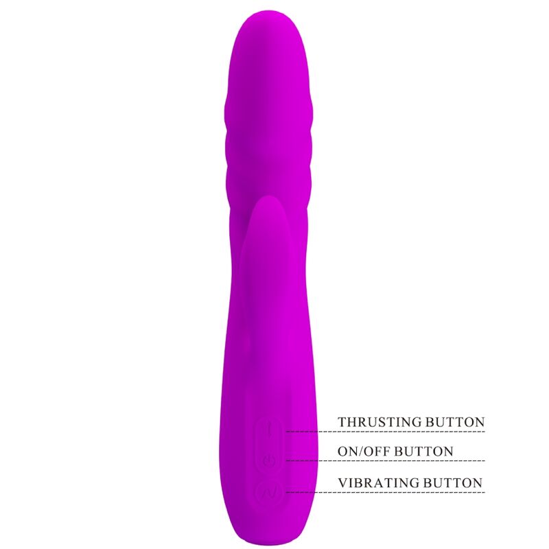 PRETTY LOVE - Melanie, genopladelig rabbit vibrator