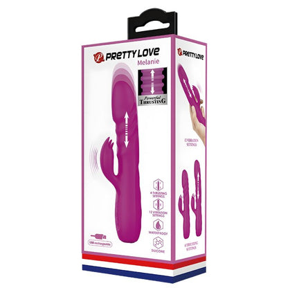 PRETTY LOVE - Melanie, genopladelig rabbit vibrator