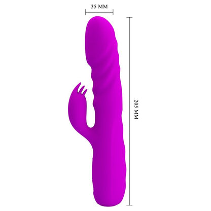 PRETTY LOVE - Melanie, genopladelig rabbit vibrator