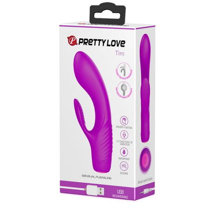 PRETTY LOVE - Tim, lilla Genopladelig Vibrator