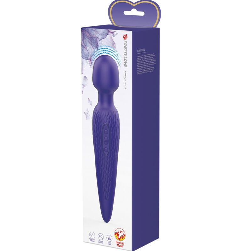 PRETTY LOVE - antony Magic Wand vibrator violet varmeeffekt