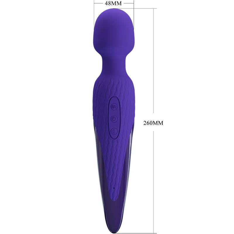 PRETTY LOVE - antony Magic Wand vibrator violet varmeeffekt