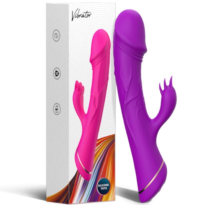 ARMONY - Rabbit dildo vibrator i silikone