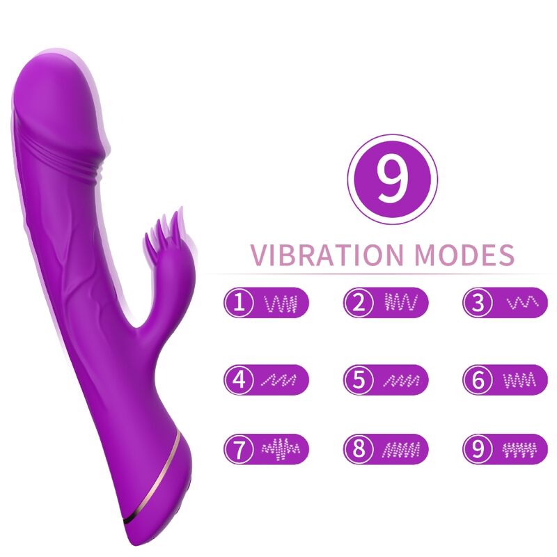 ARMONY - Rabbit dildo vibrator i silikone