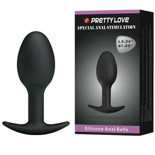 PRETTY LOVE - Silikone Anal Plug, 6,5cm