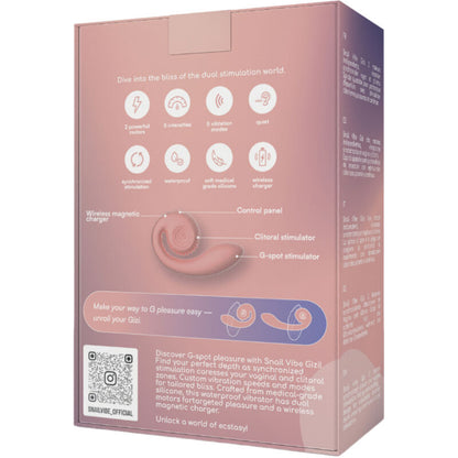 SNAIL VIBE - Gizi, Dobbelt stimulerende Rabbitvibrator