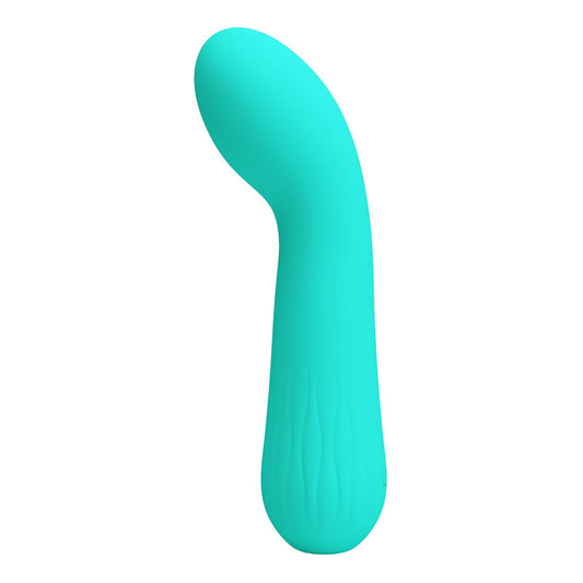 PRETTY LOVE - faun genopladelig vibrator aqua green