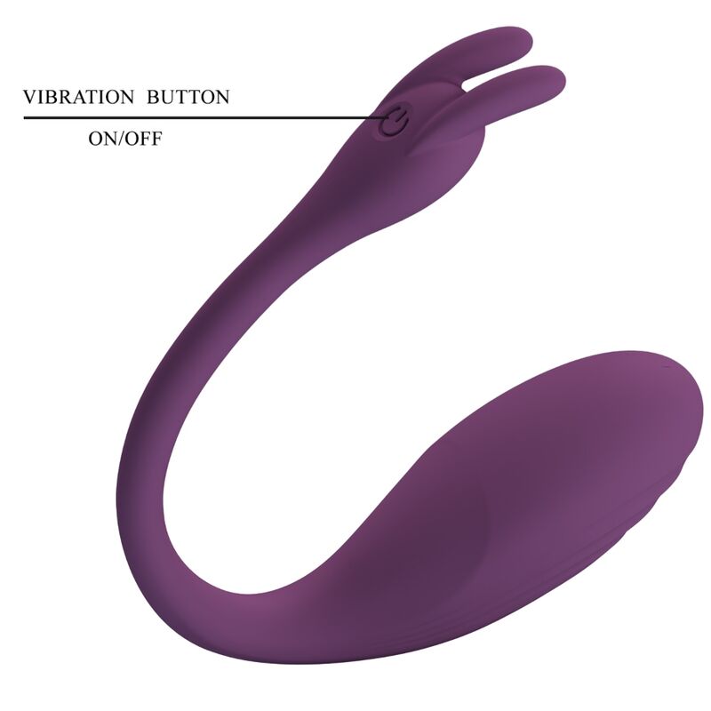 PRETTY LOVE - catalina vibrator app fjernbetjening lilla