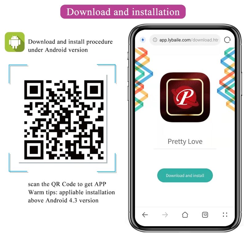 PRETTY LOVE - catalina vibrator app fjernbetjening lilla