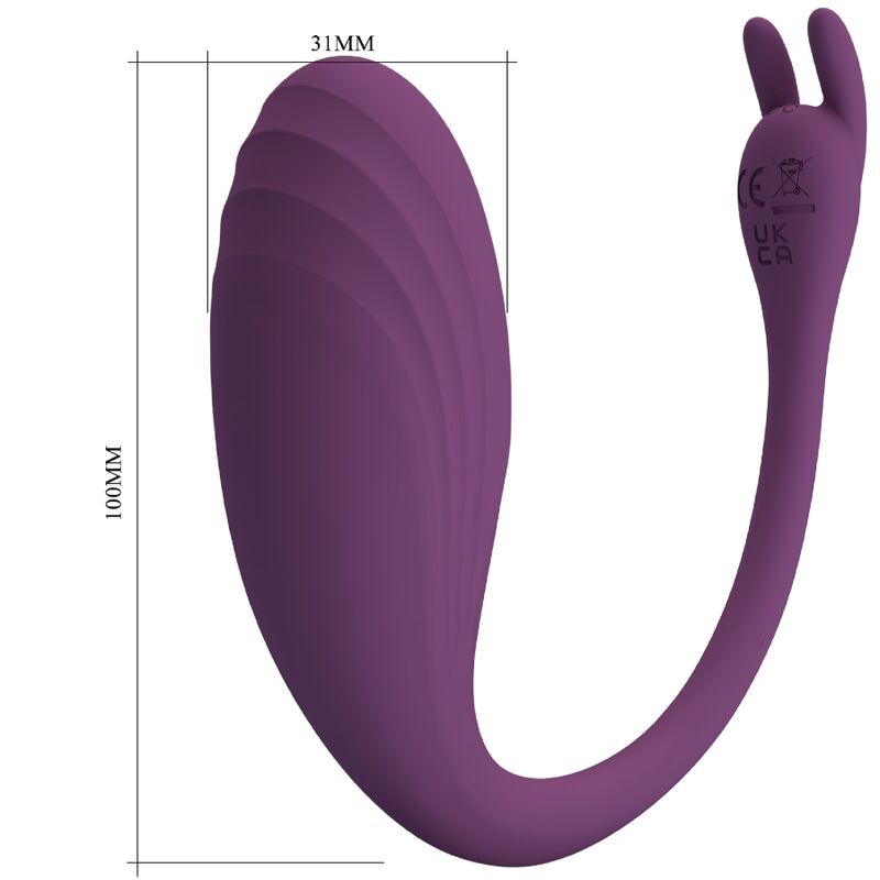 PRETTY LOVE - catalina vibrator app fjernbetjening lilla