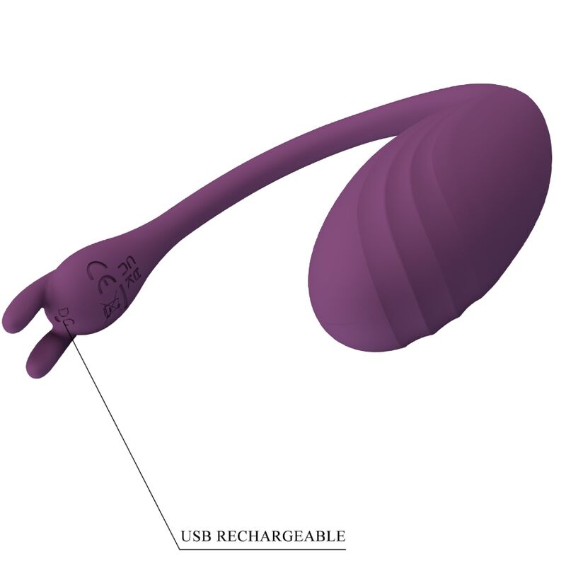 PRETTY LOVE - catalina vibrator app fjernbetjening lilla