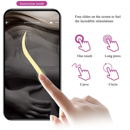 PRETTY LOVE - catalina vibrator app fjernbetjening lilla