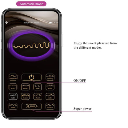 PRETTY LOVE - catalina vibrator app fjernbetjening lilla