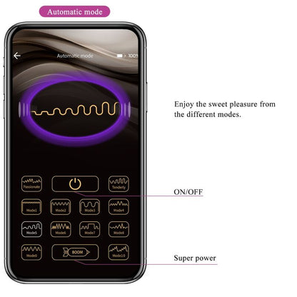 PRETTY LOVE - august remote global double pleasure vibrator